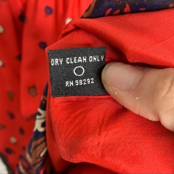 Tibi Silk Paisley Print V-Neckline Sleeveless Dress - Picture 13 of 16